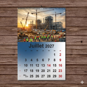 CALENDRIER MURAL À SPIRALE