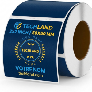 ÉTIQUETTE PAPIER AUTOCOLLANT 5x5