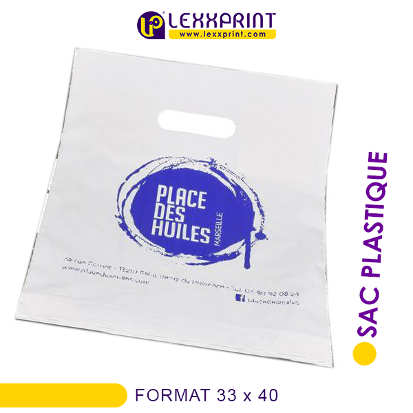 SACHET PLASTIQUE ECO 50x60 - Lexxprint Imprimerie en ligne & Services