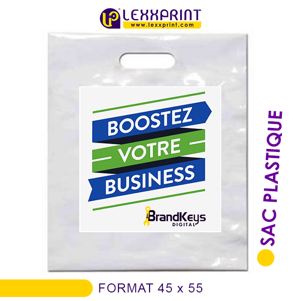 SACHET PLASTIQUE ECO 45x55 - Lexxprint Imprimerie en ligne & Services