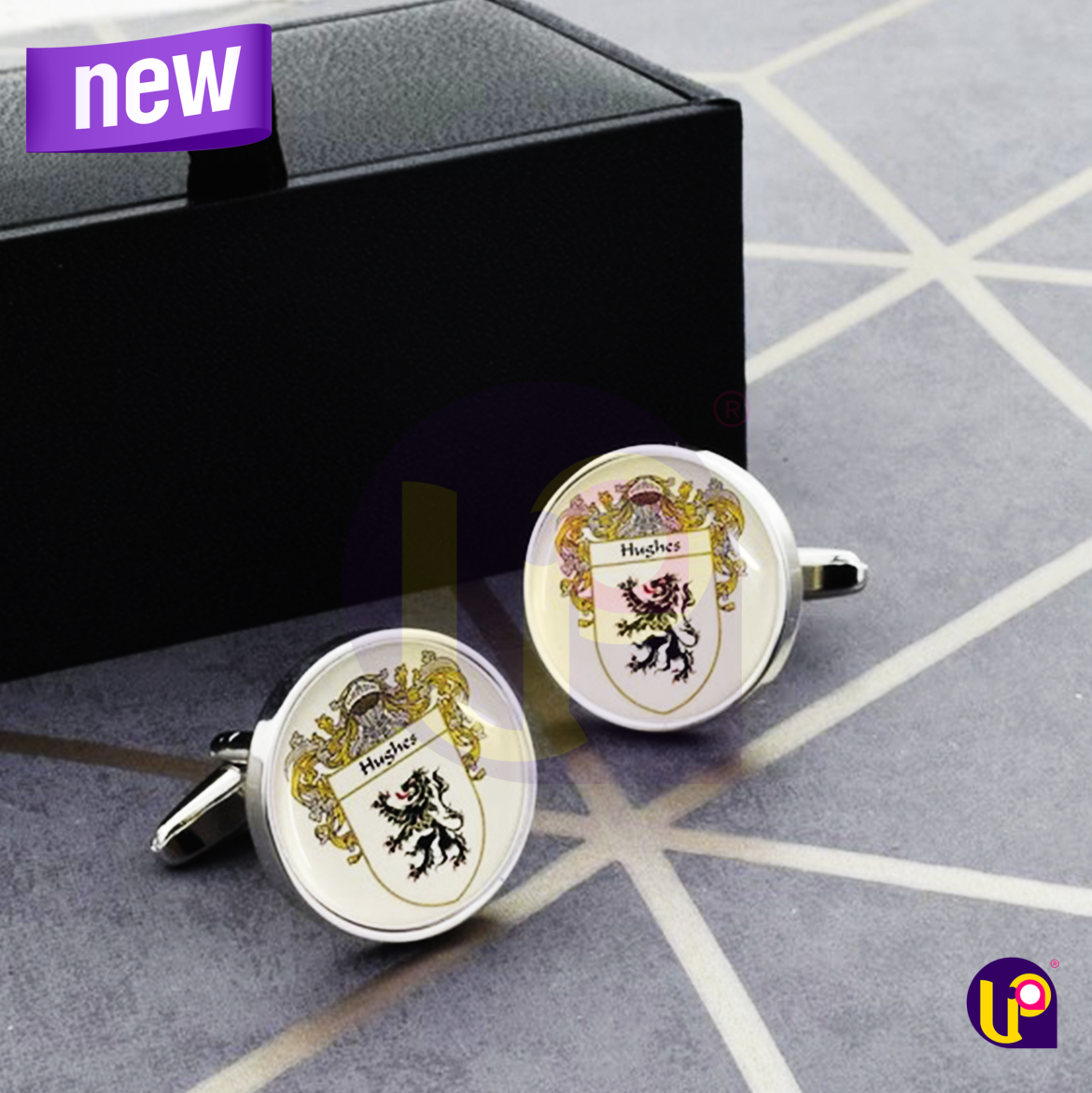 FIOROYAL Lot 8 Boutons Manchette Carbone - Boutons Chemise Smoking Argenté Et Doré