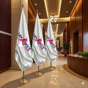 DRAPEAU PERSONNALISÉ DOUBLE FACE